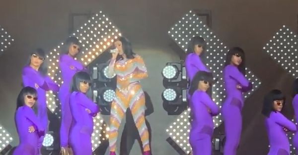 Cardi B Had a Wardrobe Malfunction At Bonnaroo