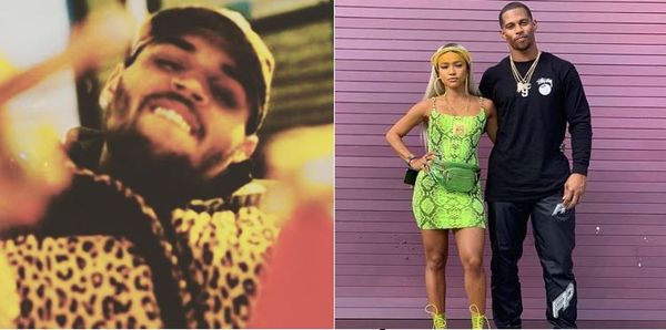 Chris Brown Trashes Karrueche's Fellow Victor Cruz In The Comments