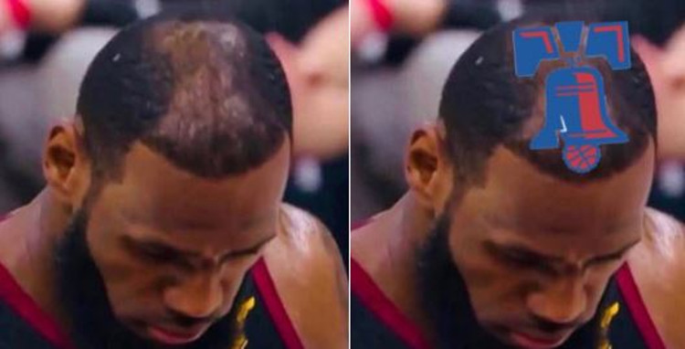 lebron new hair