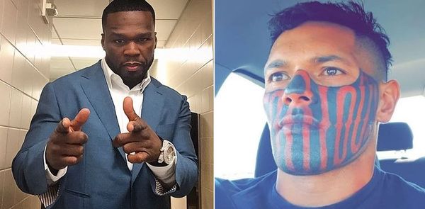 Guy 50 Cent Clowned For Face Tattoo Actually Got a Job