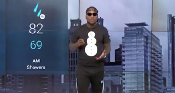 Jeezy Promotes His New Album With Forecast On The Weather Channel