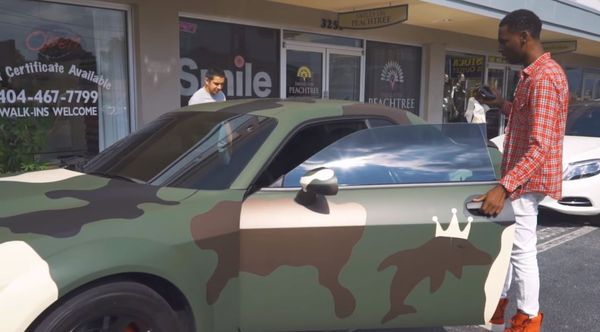 Young Dolph Accuses Dodge Of Stealing His Camo Challenger SRT Hellcat Design