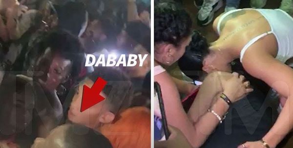 Watch DaBaby's Security Punch A Woman's Lights Out
