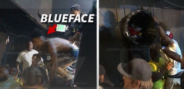 Blueface Jumps Into Middle Of Melee; Show Gets Cancelled