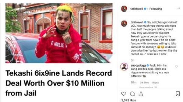 Meek Mill Reacts To Tekashi 6ix9ine's Massive New Record Deal