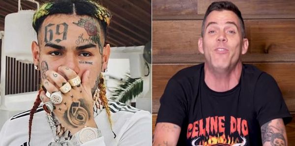 Steve-O Tattoos Tekashi 6ix9ine's Face On His Friend