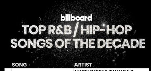 Billboard's Top Ten Hip Hop/R&B Songs Of The Decade Will Make Rap Fans Furious
