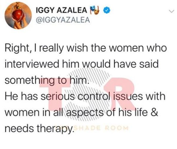 Iggy Azalea Comes For T.I. Over Hymen-Gate