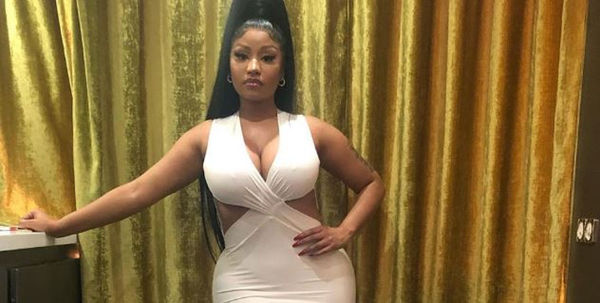Nicki Minaj Stuns in Tight, White Get Up