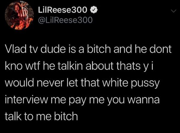 Lil Reese Calls Out DJ Vlad In Prane Tweet