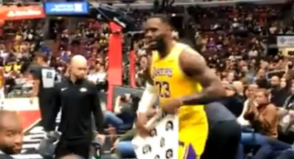 Watch LeBron James clap Back At A Heckler During Game
