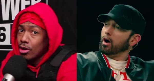 Eminem Responds to Nick Cannon's Gay Sex Allegation on Twitter