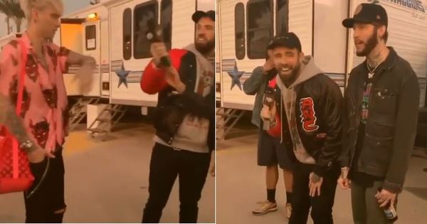 Watch Machine Gun Kelly Smack At Adam22 Of No Jumper Over Eminem Comments