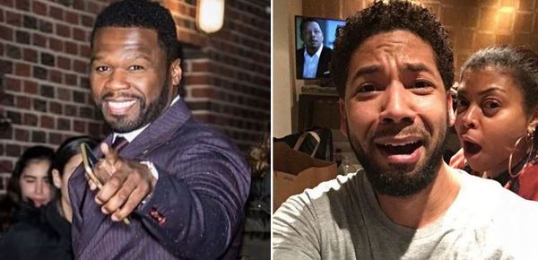 50 Cent Brings Jussie Smollett Into His Beef With Taraji P. Henson