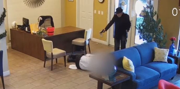 Watch 93 Year Old Pop Two Caps Into Maintenance Man Over Apartment Water Damage