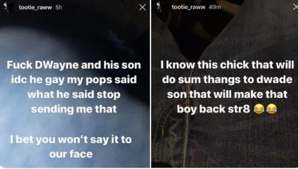 Boosie Badazz's Son Tootie Raww Blasts Dwyane And Zaya Wade