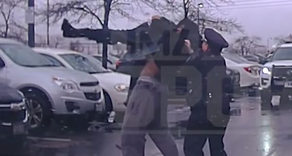 College Football Player Body Slams Cop During Arrest