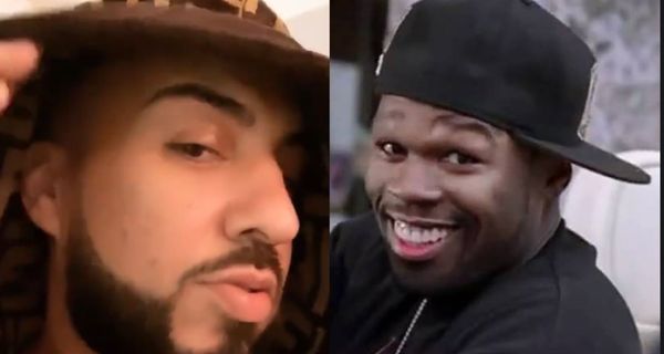 French Montana Is Being Accused Of Wearing Makeup To Cover Up 50 Cent's Punch