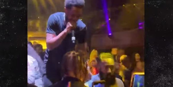Watch Desiigner Get So Hype During 'Panda' He Falls Right On James Harden