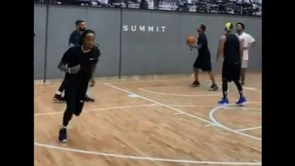 Watch Drake, Quavo, Sheck Wes and Justin Bieber Ball It Out