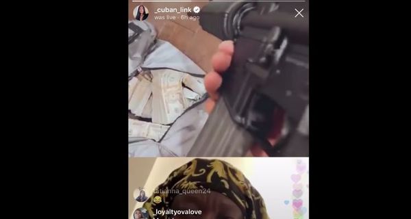 50 Cent Shows Off Lots of Money & Gun On Instagram Live