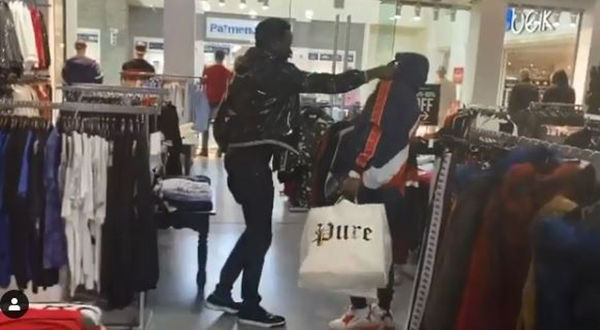 Michael Blackson Gets In DaBaby's Face