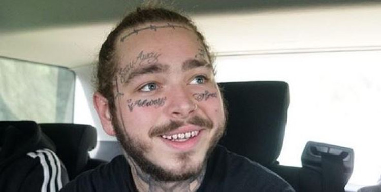 Post Malone Explains Why His Face Tattoos Are Sign Of Insecurity :: Hip ...