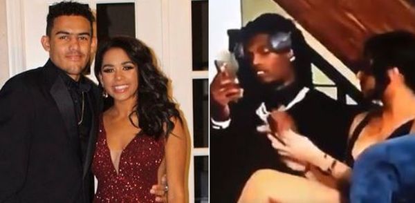 Trae Young Reacts To CeeDee Lamb Grabbing Phone From Young's ex Crymson Rose