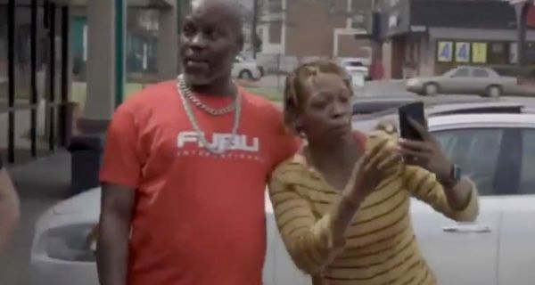 Woman Spots DMX Outside And Goes Absolutely Nuts