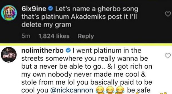 Tekashi 6ix9ine &amp; G Herbo Are Fighting About Herpes, The Streets &amp; Platinum