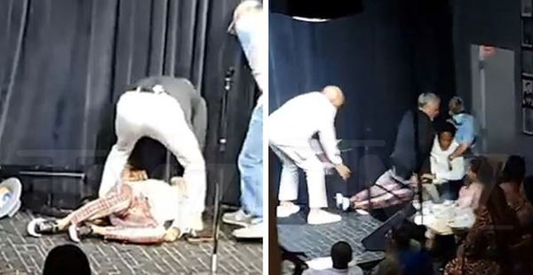 D.L. Hughley Collapses On Stage