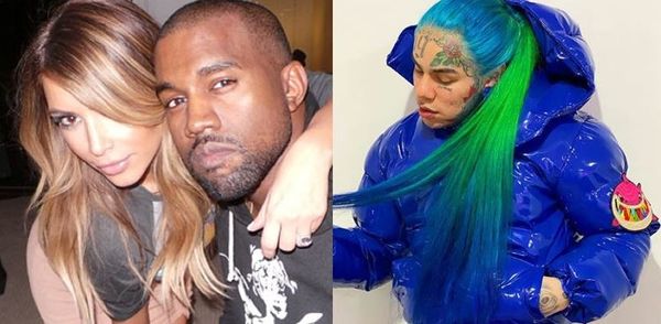 Tekashi 6ix9ine Praises Kanye West And Kim Kardashian After Twitter Co-sign
