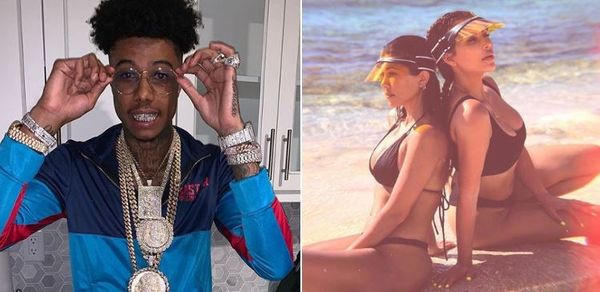 Blueface Mocks the Kardashian Girls For Throwing Gang Signs
