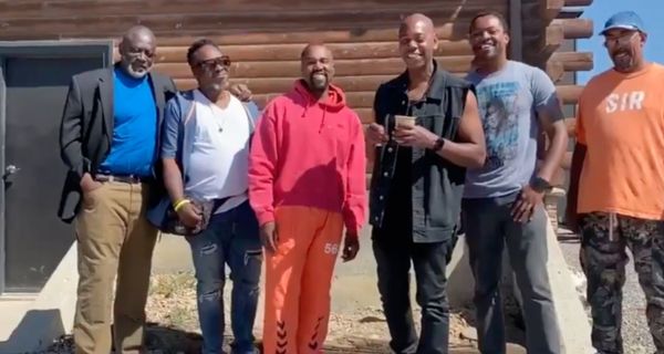 Dave Chappelle Visits Kanye West At Wyoming Ranch