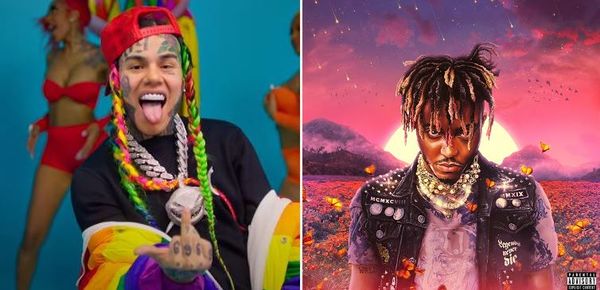 Tekashi 6ix9ine's Mocks Juice WRLD & Pop Smoke's "Fake Love" Sales Numbers