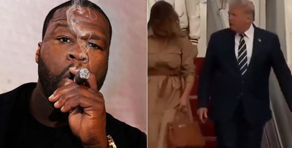 50 Cent Mocks Donald Trump For Melania Trump Snub