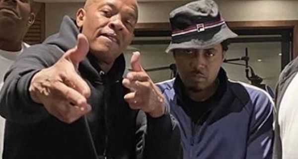 Dr. Dre & Nas Spotted In The Studio Together