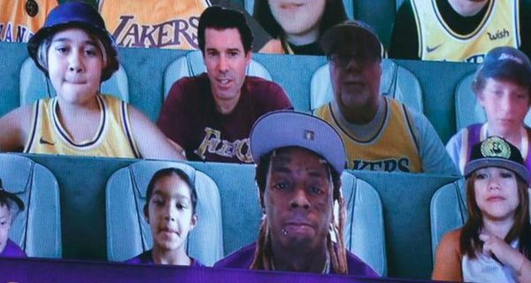 Lil Wayne Caught Smoking Weed As Lakers Virtual Fan