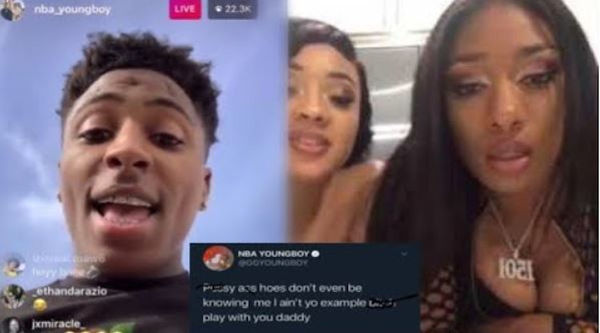 NBA YoungBoy Snaps After Being Compared Unfavorable To Megan Thee Stallion