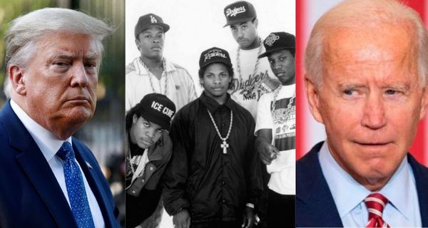 Donald Trump Retweeted A Doctored Video Of Joe Biden Playing "F*ck The Police"