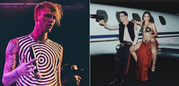 Halsey & G-Eazy React To Machine Gun Kelly's Tracklist For 'Tickets To My Downfall'