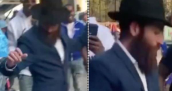Orthodox Jewish Landlord Pulls Up To Pop Smokes Block & Shows Off Woo Walk