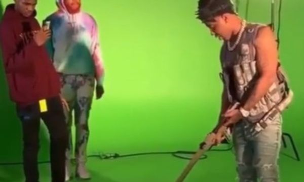 Watch YFN Lucci Fire Gun on Video Set, Young Thug Weighs In
