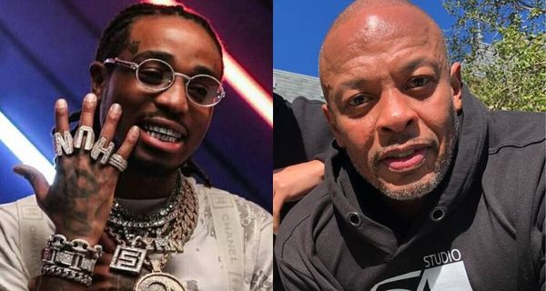 Quavo & Dr. Dre Spotted In The Studio Together
