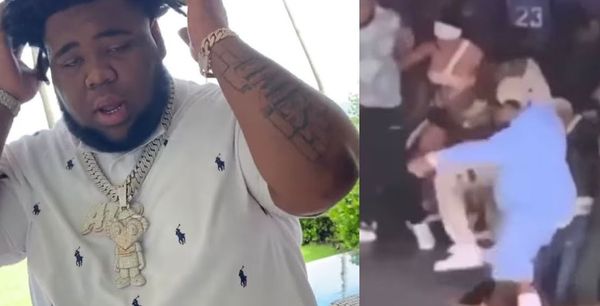 Watch Rotund Rapper Rod Wave Fall After Stage Collapsed Underneath Him